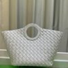 BV Picnic Woven Handbag - Bottega Veneta Women's New Vintage-Style Tote Bag 24 Early Autumn Collection