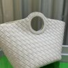 BV Picnic Woven Handbag, Bottega Veneta 2024 Early Autumn New Vintage-Style Women's Tote Bag