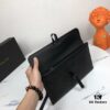 Bv Flap Clutch with Box - Premium Imported Waxed Cowhide, Luxury Hand-Stitched Weave, Gun Buckle Hardware, Elegant and Practical