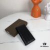 Bv🦋 Braided Wallet Long Style, Top-Grade Imported Waxed Cowhide 🐂, Handcrafted Weaving, Soft and Orderly, Fashionable and Minimalist, Excellent Craftsmanship, 10 Card Slots ✅ Model: 305# (Medium Weave), Color: Black, Size: 18.5*9.5*2cm