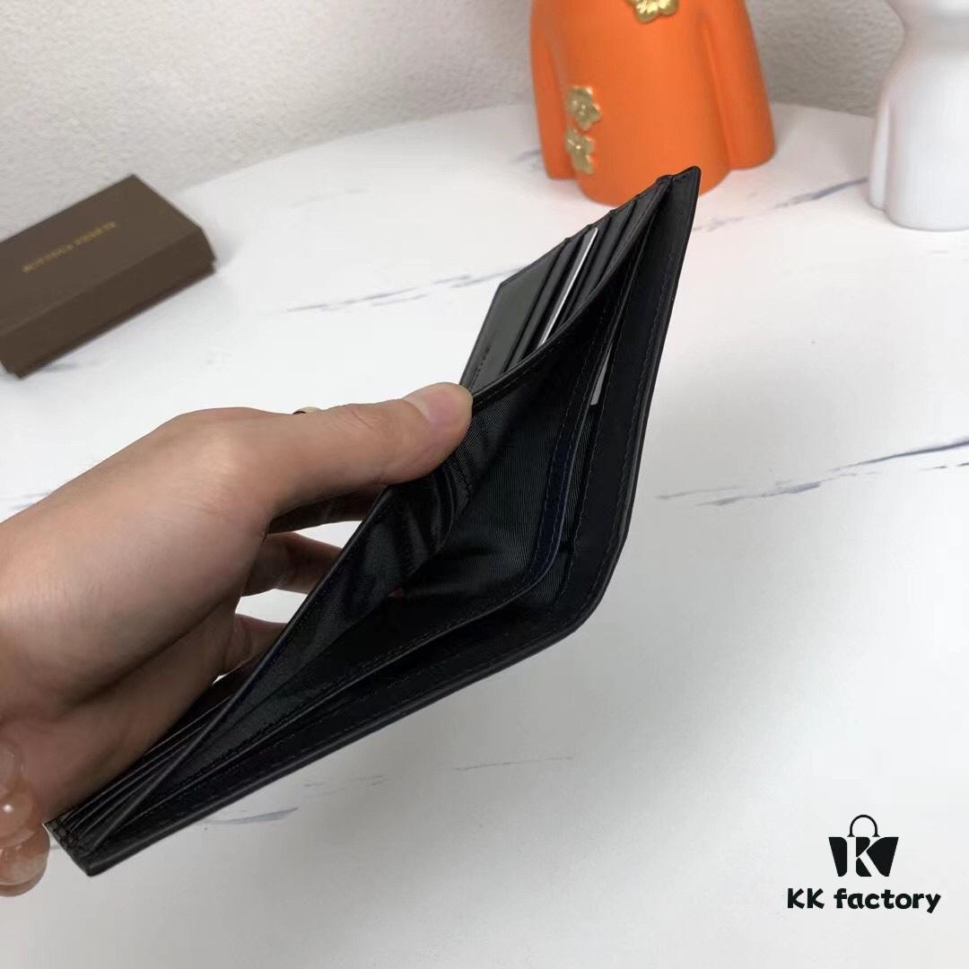 Bv🦋 Woven Wallet Short Style, Premium Imported Wax Cowhide, Handcrafted Braid, Minimalist Fashion Design, Excellent Craftsmanship, 8 Card Slots ✅ Model: 8855# (Large Braid), Color: Black, Size: 11.5*10*2cm