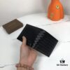 Bv🦋 Woven Wallet Short Style, Premium Imported Wax Leather, Handcrafted Braided, Soft and Organized, Fashionable and Minimalist, 8 Card Slots ✅ Model: 1730-1# (Small Braid) Color: Black, Size: 11.5*10*2cm