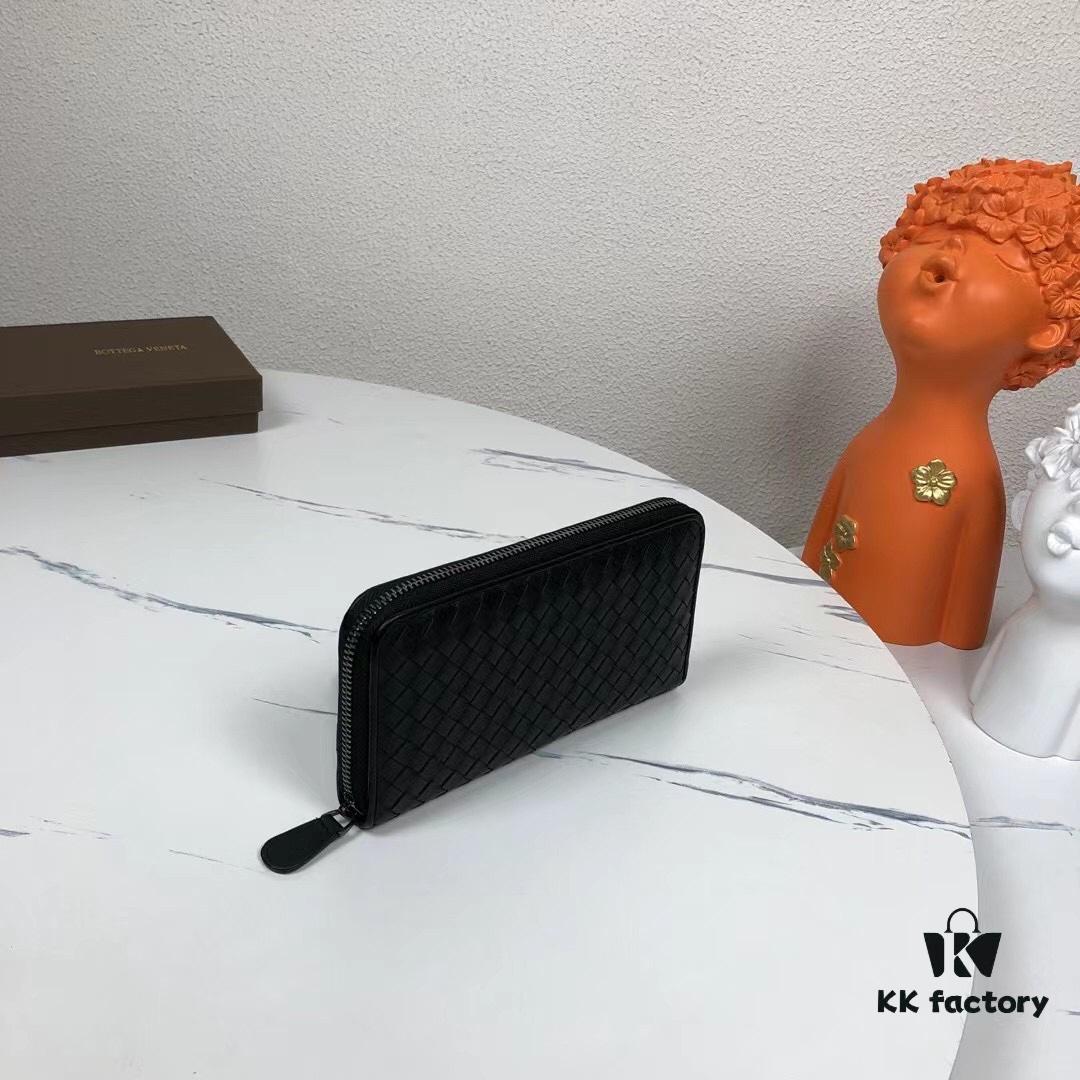 Bottega Veneta 1256# Blue Calfskin Handwoven Tote Bag