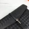 Bv Casual Clutch with Box 😎 Premium Imported Waxed Cowhide, Unique Design, Exquisite Craftsmanship, Elegant and Sophisticated - Model No. 6691#, Black, 27x18x4cm