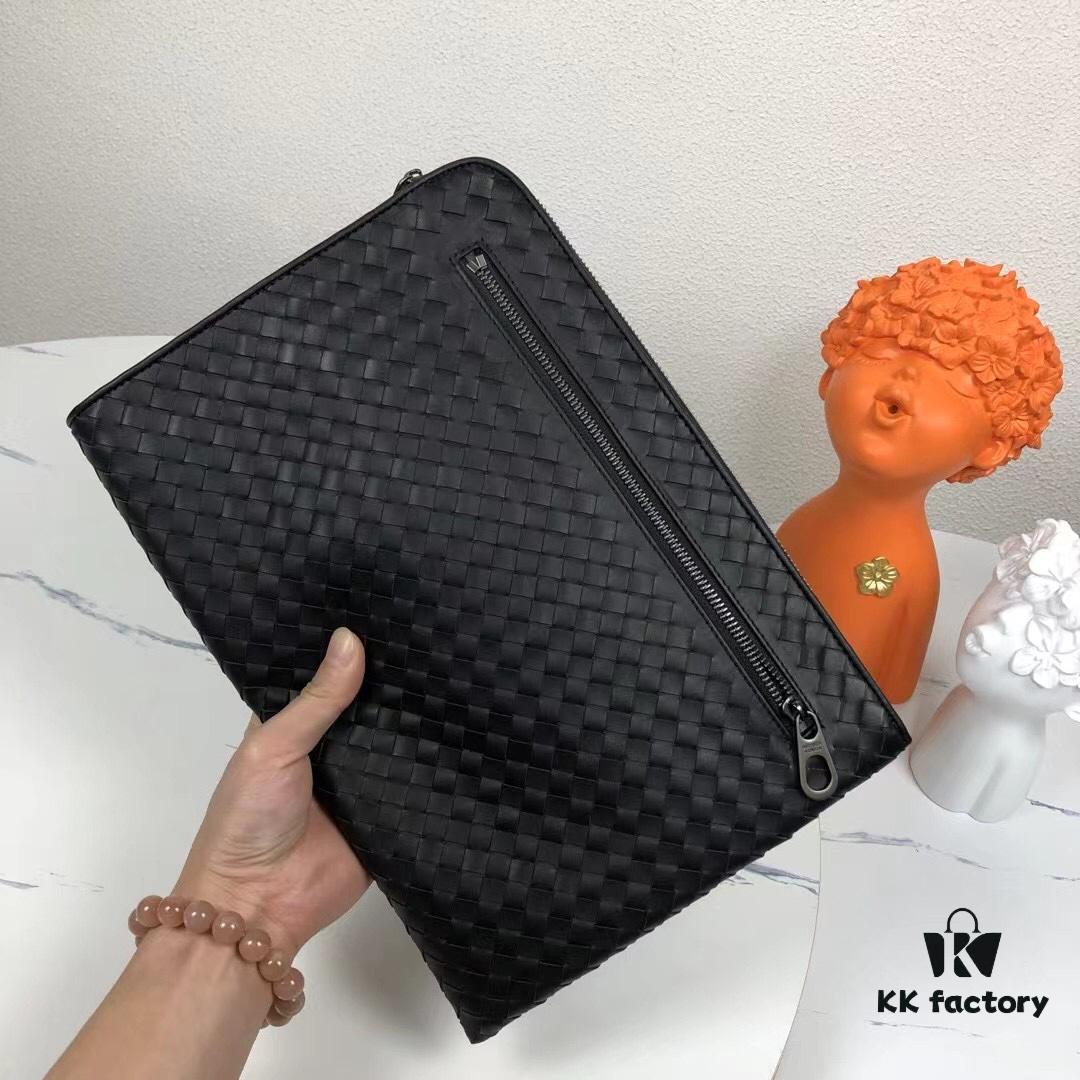 BV Bottega Veneta Men's Seven-Compartment Wallet Bag - Hot Selling Item