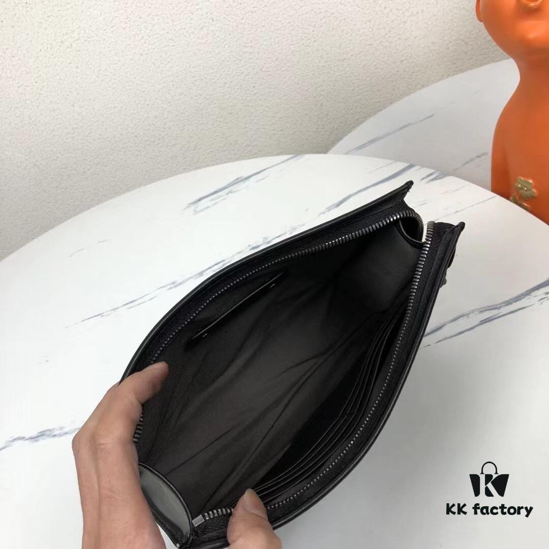 Bv Small Men's Handbag New from Cabinet Same as Original Seamless Braided Calfskin with Gunmetal Hardware