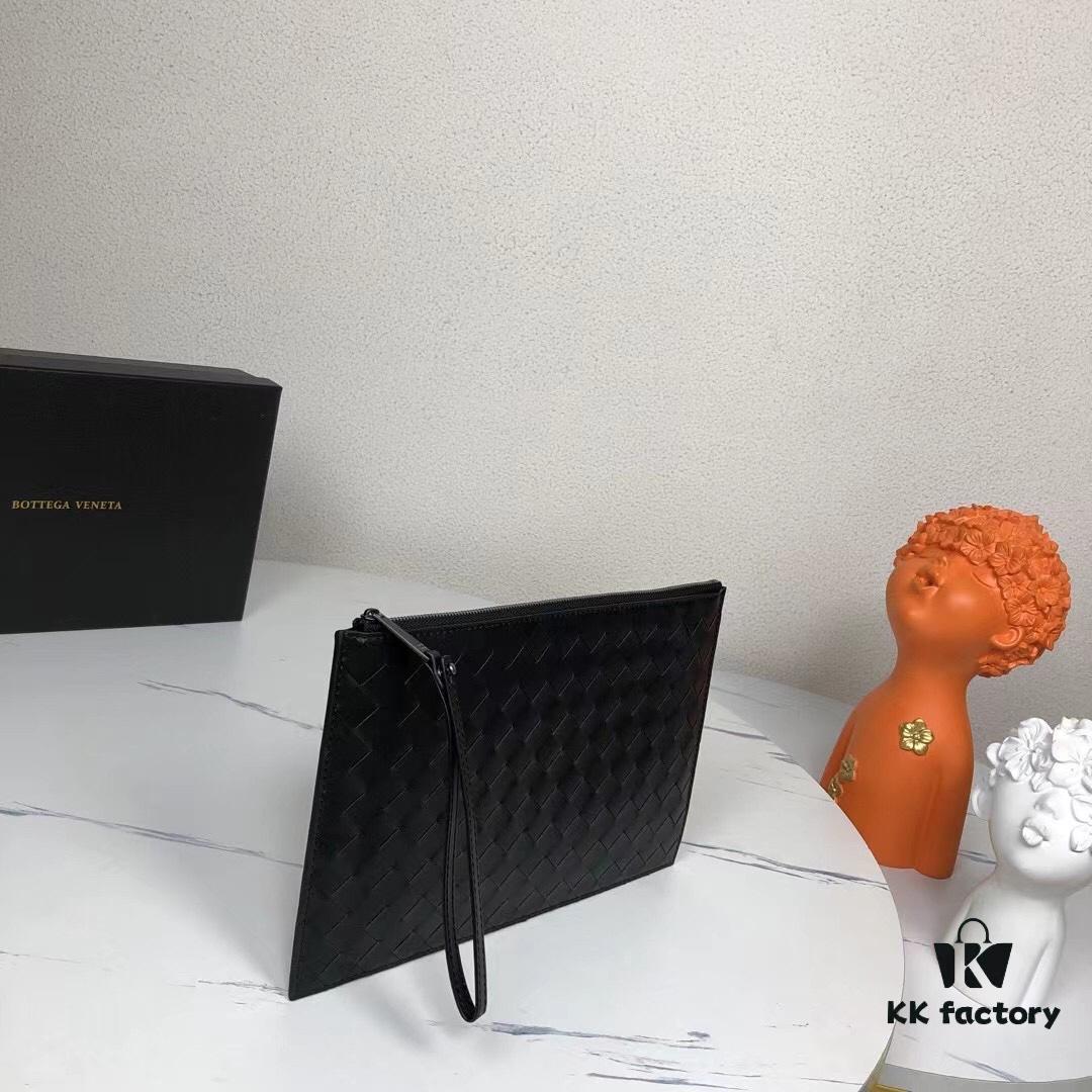 Luxury Handmade Waxed Calfskin Crossbody Bag in Black - Premium Imported Leather, New Braided Design, Ages Beautifully