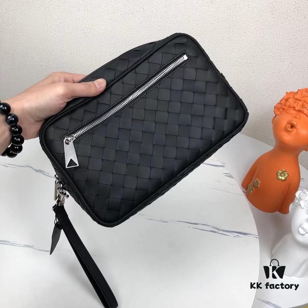 Latest BV Official Website BOTTEGA: Premium Waxed Cowhide Handbag, Italian Luxury Design, High-End Craftsmanship