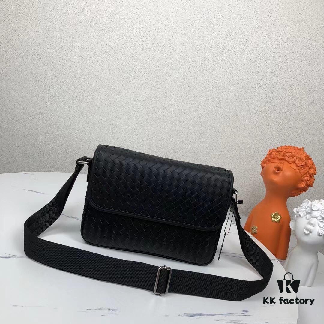 BV Woven Messenger Bag 🌿 Popular New Arrival, Handcrafted with Premium Materials