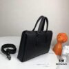 BV Multi-Compartment Top-Quality Genuine Leather Handbag - Premium Waxed Cowhide, Original Order Hardware, Exclusive Design 828# Black 40/26/10cm