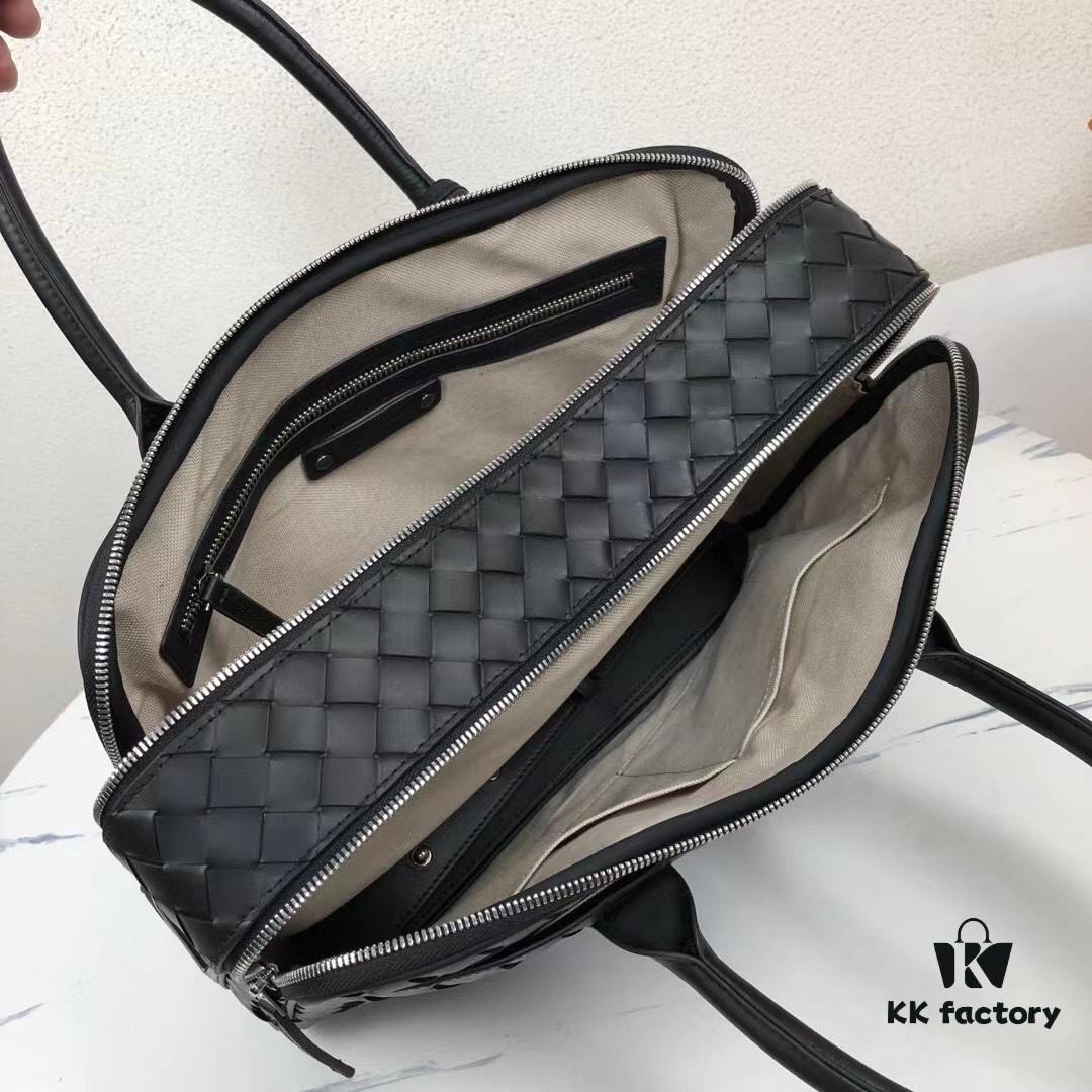 BV New Getaway Large Briefcase with Trolley Sleeve