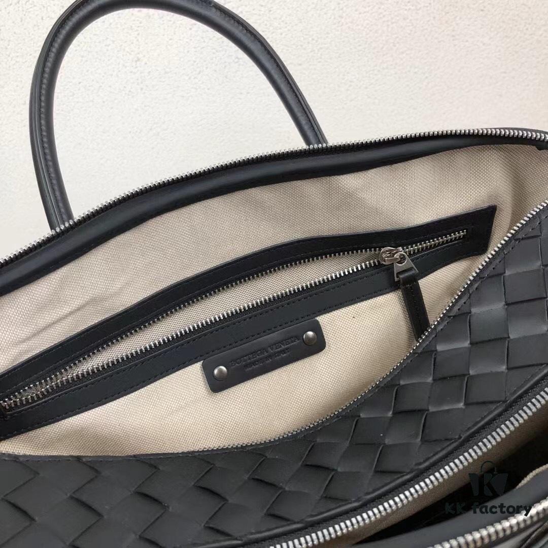 BV New Getaway Large Briefcase with Trolley Sleeve