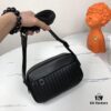 BV Latest Men's Crossbody Bag 2301# in Black - Premium Full-Grain Calfskin with Exquisite Craftsmanship