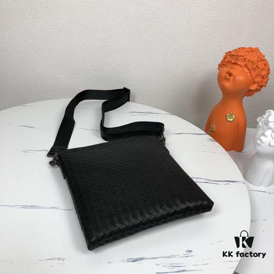 Bv😎 Classic Men's Crossbody Bag - Same Style as Guo Tao's, Simple and Stylish Design