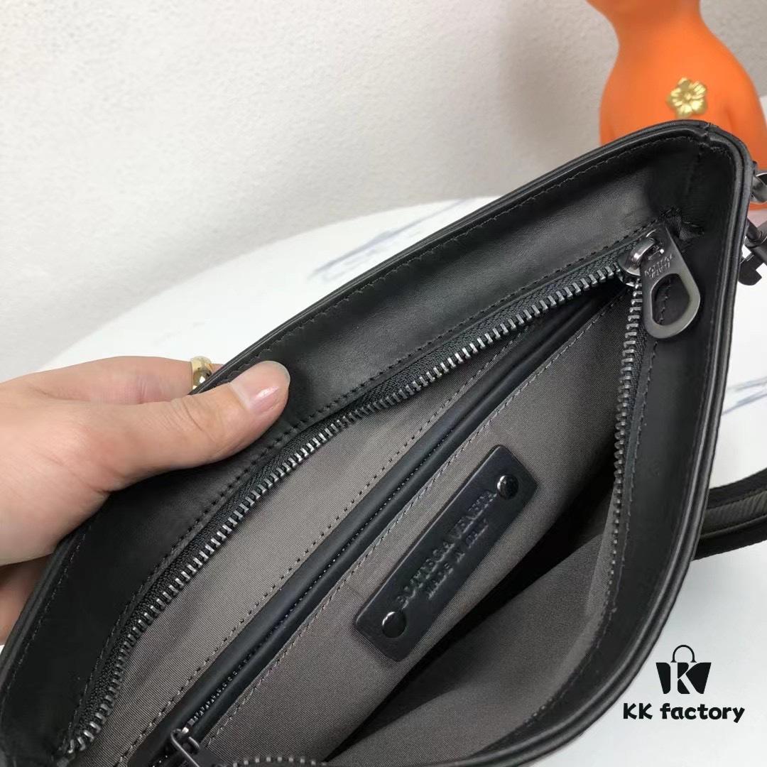 Bv😎 Classic Men's Crossbody Bag - Same Style as Guo Tao's, Simple and Stylish Design