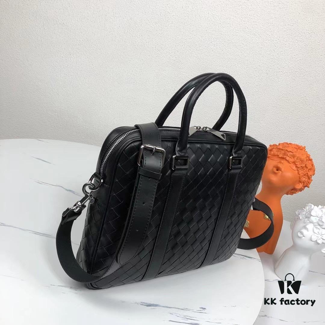 BV Large Capacity Top-Quality Original Order Premium Wax-Calf Leather Handbag #8022