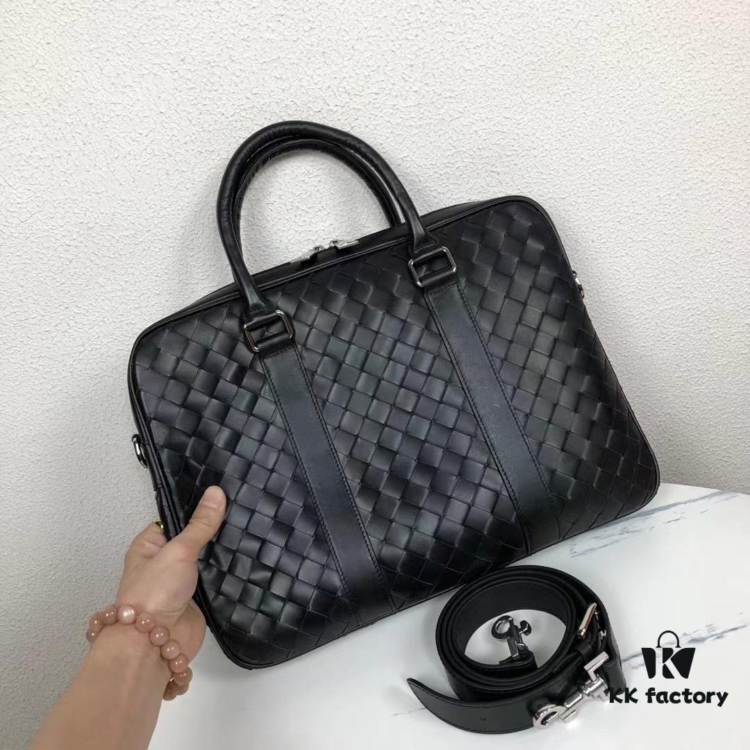 BV Large Capacity Top-Quality Original Order Premium Wax-Calf Leather Handbag #8022