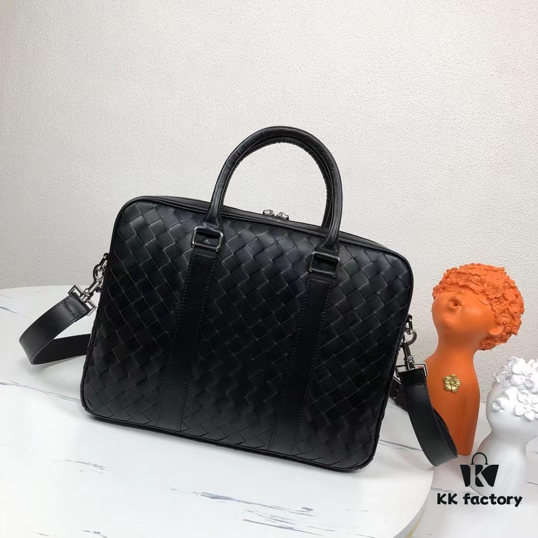 BV Large Capacity Top-Quality Original Order Premium Wax-Calf Leather Handbag #8022