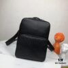 BV Latest Men's Backpack 🎒 Top Quality Original Order, Synchronized with Official Website, Made of Premium Waxed Calfskin Leather