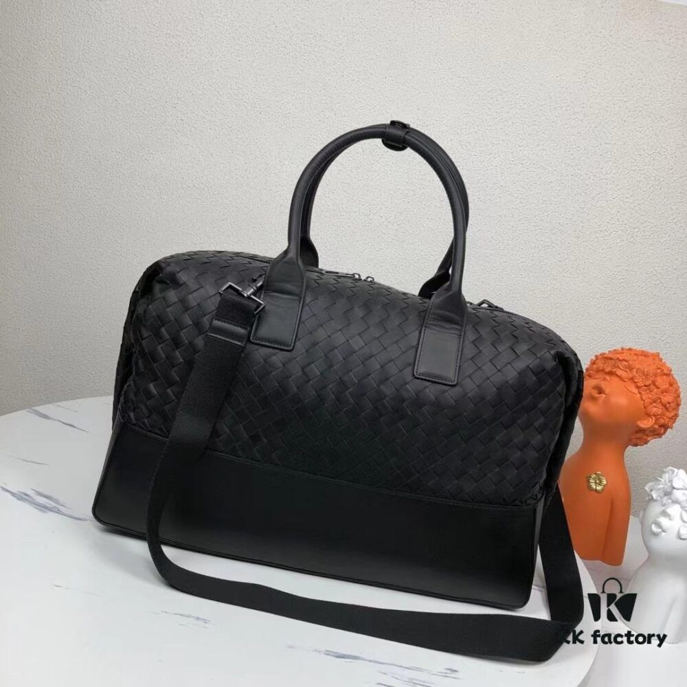 BV New Arrival Travel Bag 🇮🇹 Imported Calfskin Leather Men's Bag