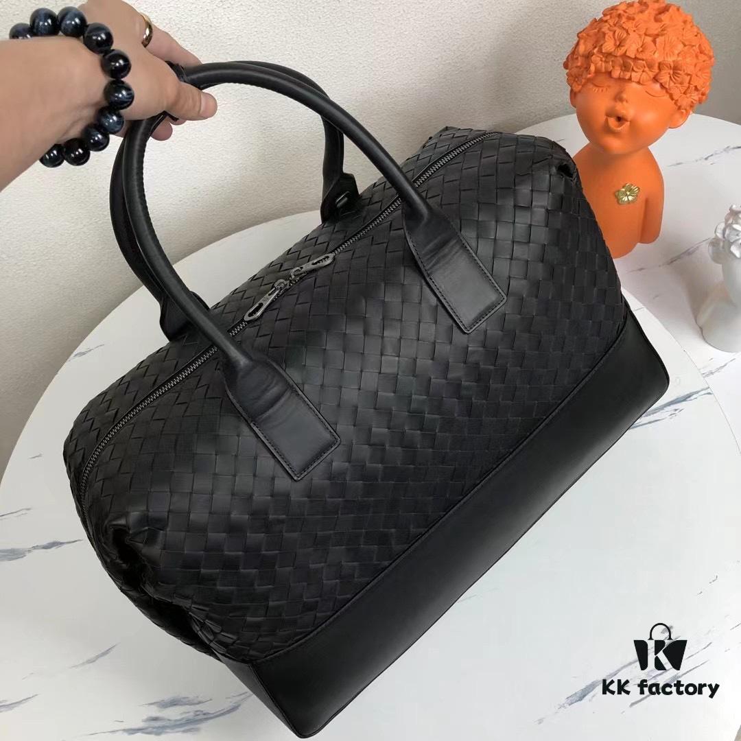 BV New Arrival Travel Bag 🇮🇹 Imported Calfskin Leather Men's Bag