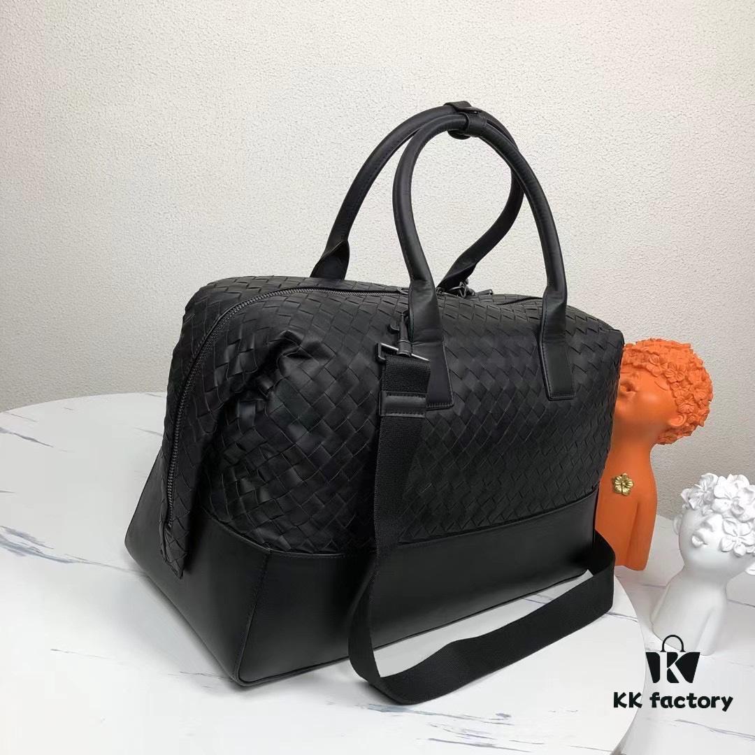 BV New Arrival Travel Bag 🇮🇹 Imported Calfskin Leather Men's Bag