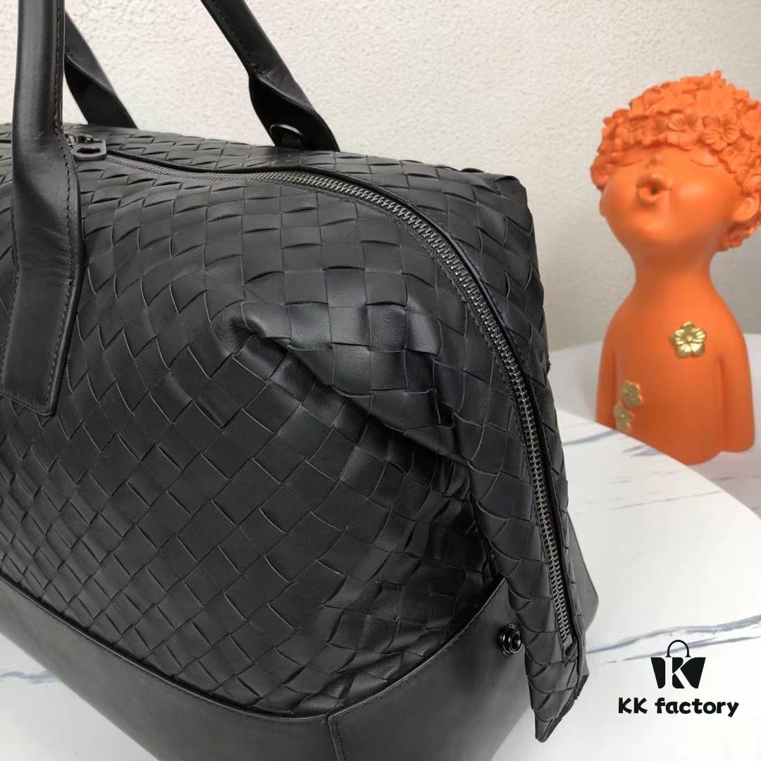 BV New Arrival Travel Bag 🇮🇹 Imported Calfskin Leather Men's Bag