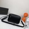 Bv New Classic Woven Leather Mini Messenger Bag with Box, Adjustable Crossbody or Clutch Use