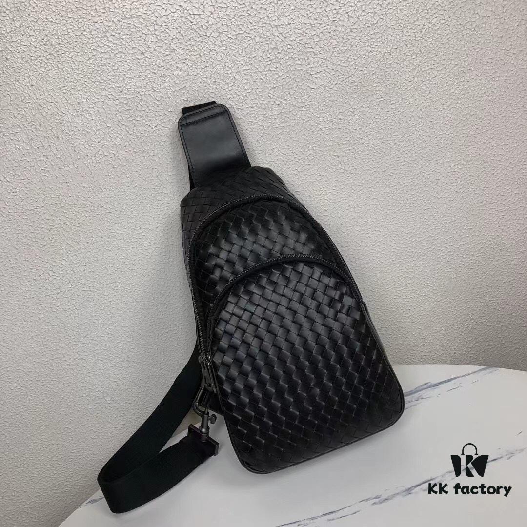 Bv Counter Style Waist Bag Made from Imported Waxed Cowhide Leather