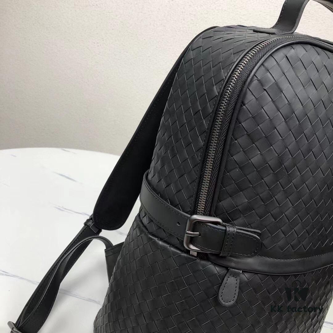 BV Latest Men's Backpack 🎒 Top-Grade Full Grain Calfskin Leather, Official Website Synchronized Release