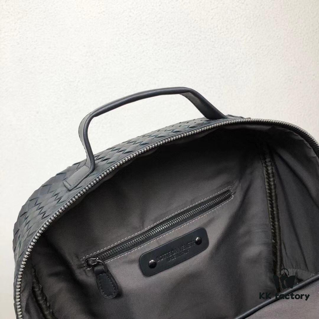 BV Latest Men's Backpack 🎒 Top-Grade Full Grain Calfskin Leather, Official Website Synchronized Release