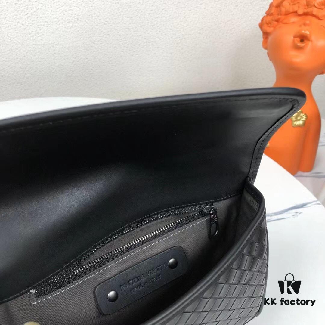 BV Top Official Website Bestseller Minimalist Stylish Men's Small Crossbody Bag / Phone Pouch New Arrival Original Production High-End Quality Fashionable and Casual European and American Designer Masterpiece Perfect Craftsmanship