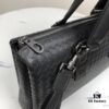 BV Multi-Compartment Top-Quality Original Order Luxury Tote Bag in Premium Waxed Calfskin - Model 828# Black