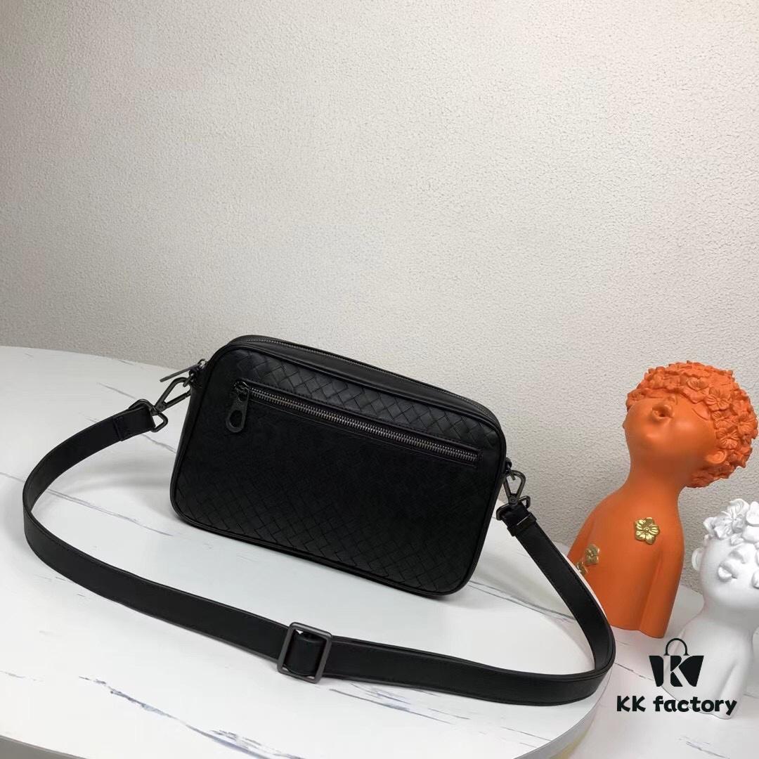 Top-Quality Genuine Wax-Coated Leather Handbag - BV Overseas Original Order, Matching Counter Quality, Exclusive Design 806#