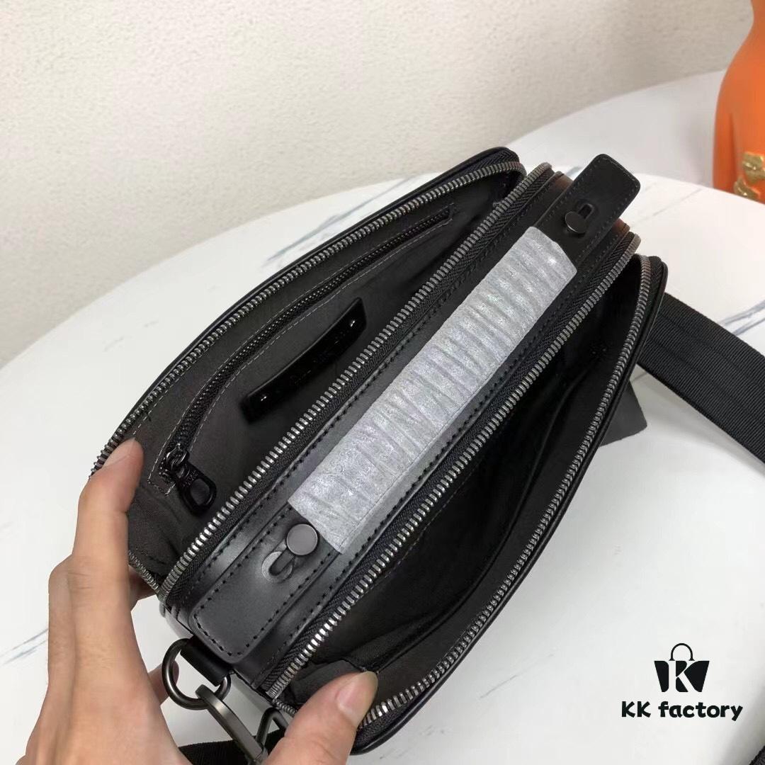 BV - Latest Men's Small Crossbody Bag 😄 Original Quality, Synchronized with Official Website, Made of Top-Grade Waxed Calfskin, Superb Hand Feel, Authentic Store Hardware, Unique Design Style, Perfect in Every Detail, Exquisite Craftsmanship, Elegant and Sophisticated, High Quality 😱 Model: 809-1#, Dimensions: 25-17-8cm