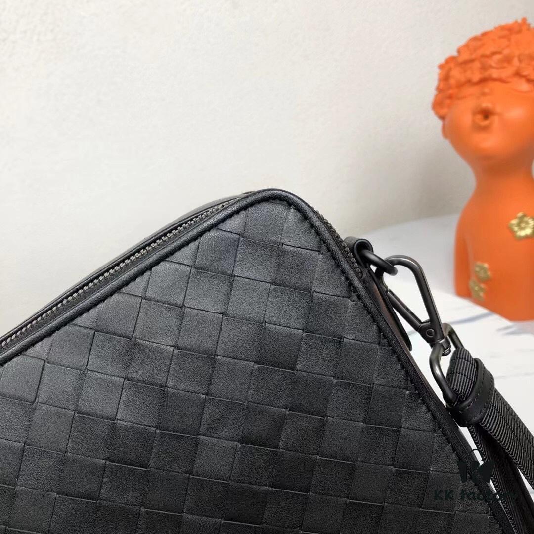 BV - Latest Men's Small Crossbody Bag 😄 Original Quality, Website Synchronized, Top-Grade Waxed Calfskin Leather, Superb Hand Feel, Authentic Store Hardware, Unique Design Style, Perfect Craftsmanship, Elegant and Sophisticated, High-Quality