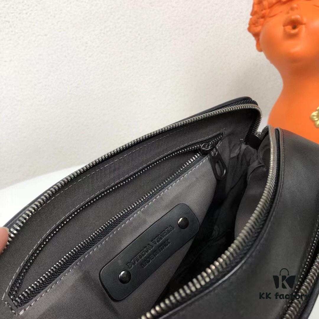 BV - Latest Men's Small Crossbody Bag 😄 Original Quality, Website Synchronized, Top-Grade Waxed Calfskin Leather, Superb Hand Feel, Authentic Store Hardware, Unique Design Style, Perfect Craftsmanship, Elegant and Sophisticated, High-Quality