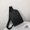 BV Latest Men's Chest Bag, Original Order Quality, Synchronized with Official Website, Made of Top-Grade Waxed Calfskin, Excellent Feel, Original Store Metal Fittings, Unique Design Style, Perfect in Every Detail, Exquisite Craftsmanship, Elegant and Refined, High-End and Premium
