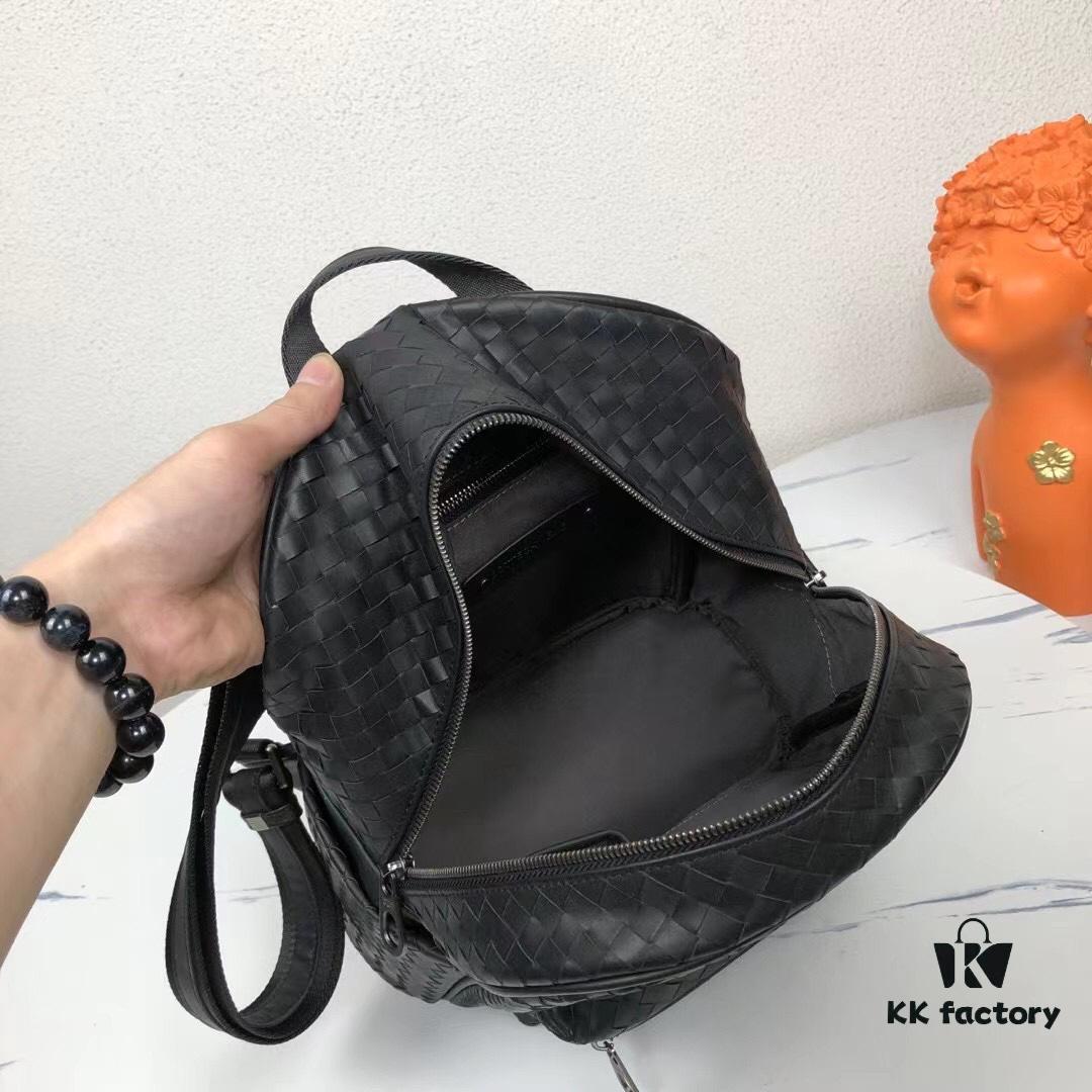 BV Latest Men's Backpack 🎒 Top-Quality Full-Grain Calfskin Leather, Official Website Synchronized Release