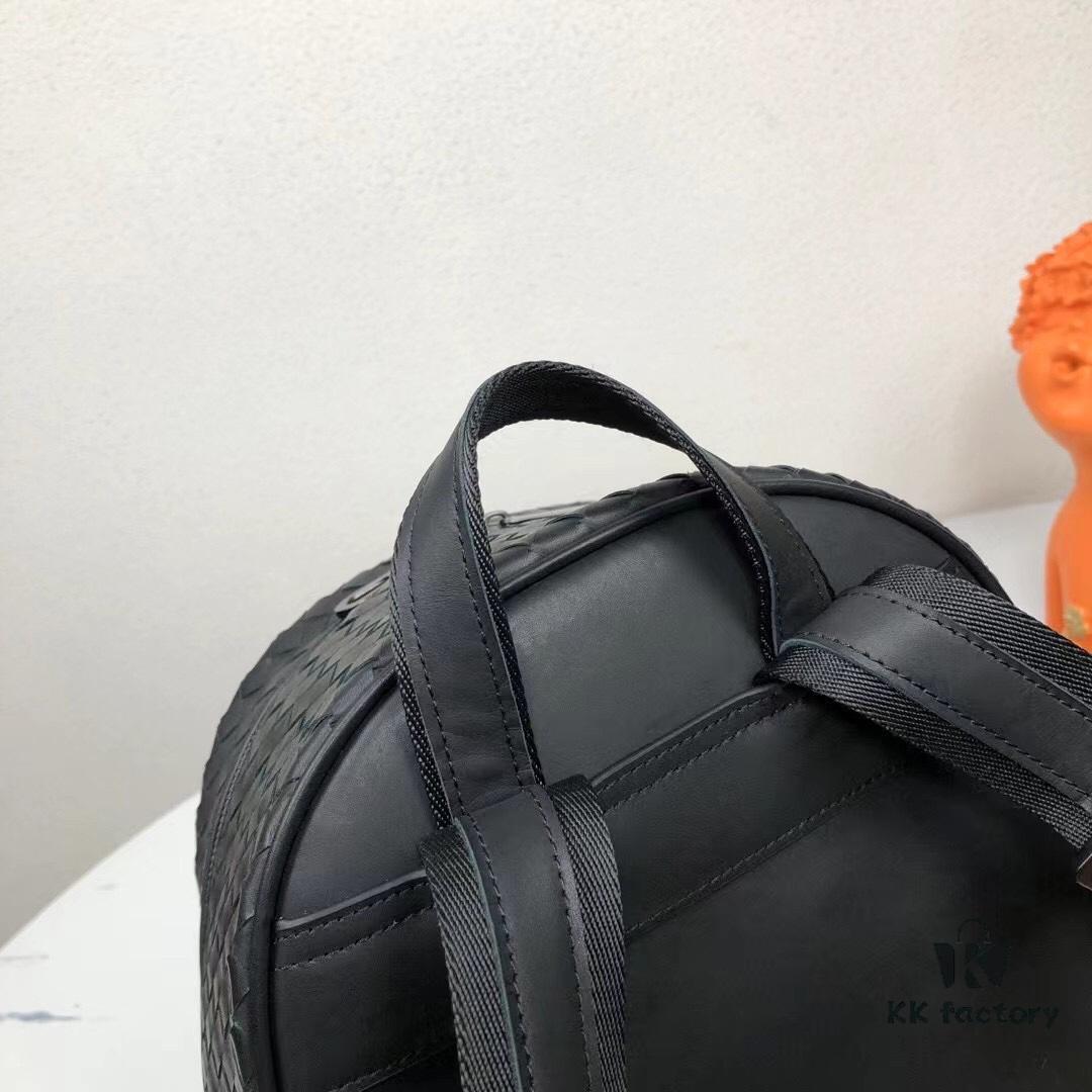 BV Latest Men's Backpack 🎒 Top-Quality Full-Grain Calfskin Leather, Official Website Synchronized Release