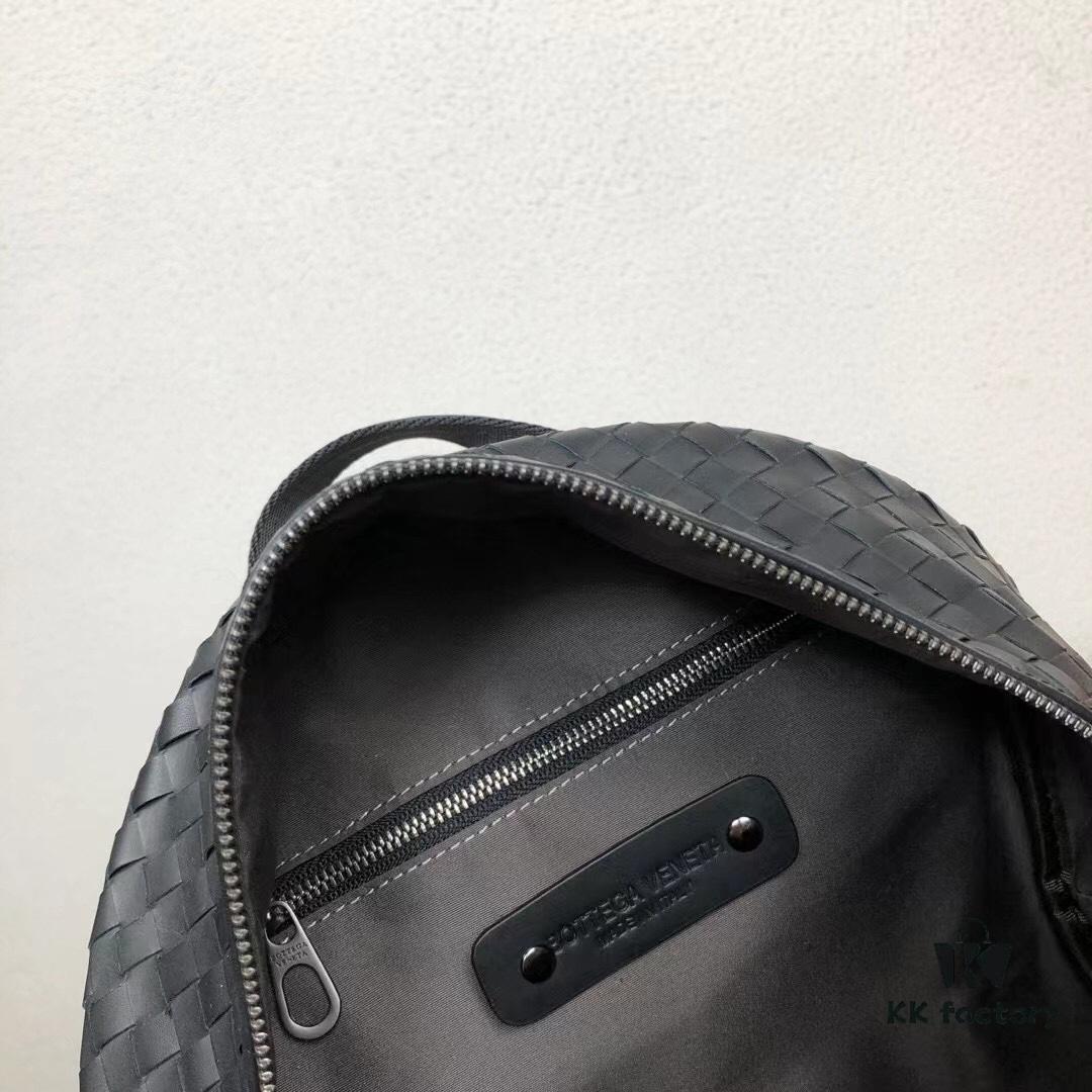 BV Latest Men's Backpack 🎒 Top-Quality Full-Grain Calfskin Leather, Official Website Synchronized Release