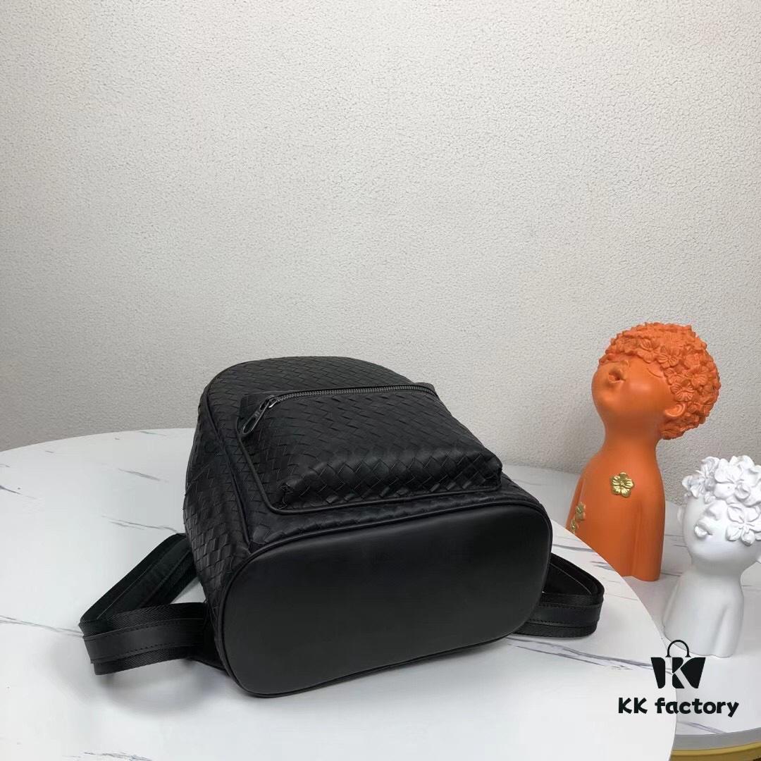 BV Latest Men's Backpack 🎒 Top-Quality Full-Grain Calfskin Leather, Official Website Synchronized Release