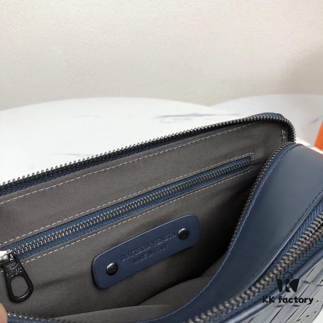 BV - Latest Men's Small Crossbody Bag 😄 Original Quality, Synchronized with Official Website, Made of Top-Grade Waxed Calfskin, Superb Hand Feel, Authentic Store Hardware, Unique Design Style, Perfect in Every Detail, Exquisite Craftsmanship, Elegant and Sophisticated, High-Quality