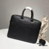 Bv Men's Business Briefcase - Handcrafted Waxed Leather Messenger Bag for Stylish, Mature Gentlemen