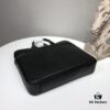 Bv Men's Business Briefcase - Handcrafted Waxed Leather Messenger Bag for Stylish, Mature Gentlemen
