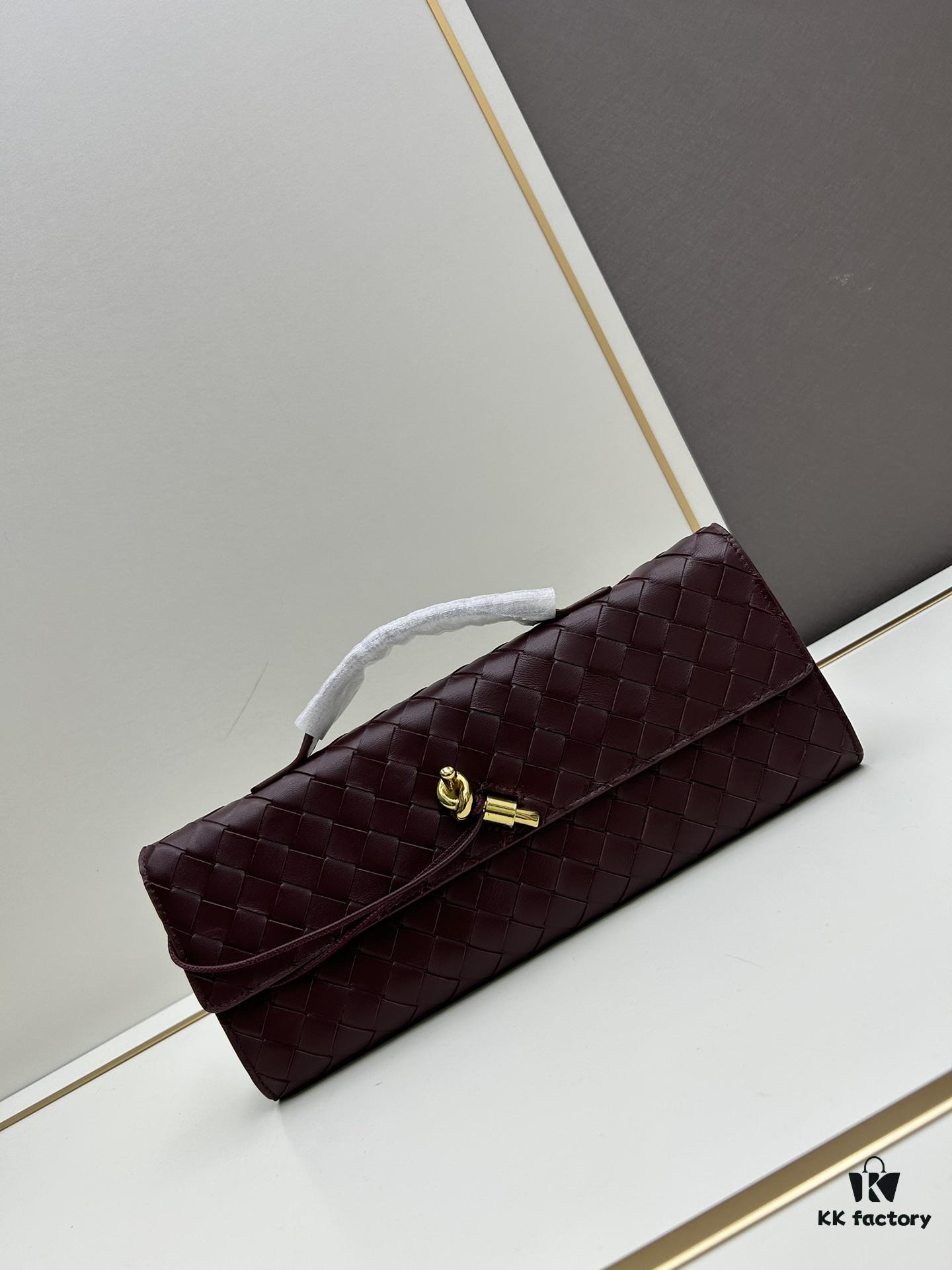 BV Andiamo Evening Clutch in Lotus Pink