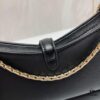 BVLGARI SERPENTI BAIA Small Shoulder Bag in Silvered Textured Calfskin with Snake Head Clasp