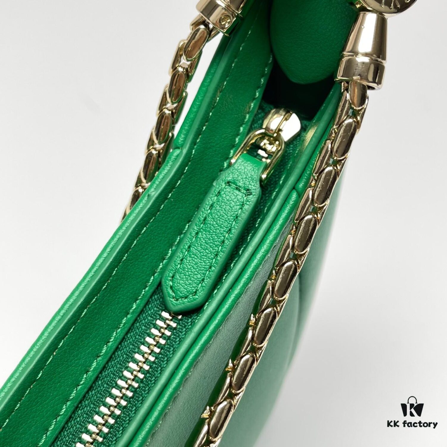 BVLGARI SERPENTI BAIA Small Shoulder Bag in Textured Silver Calfskin with Snake-Head Magnetic Clasp