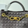 BV | New Arrival Metallic Chain Andiamo Classic Handbag