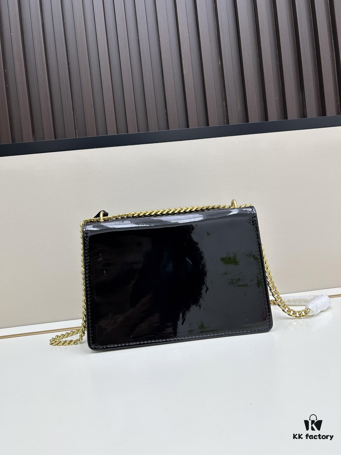 YSL Sunset Bag ✨ Genuine Leather Bifold Design, Iconic YSL Sunset Glow